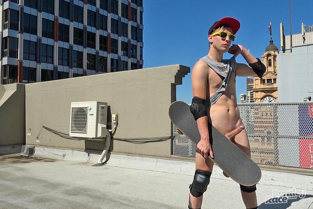 Bentleyrace Aussie Boy Bailey James Getting Naked On The Roof (35)